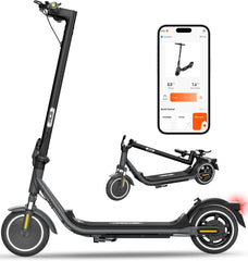 RCB 350W Electric Scooter for Adults ,19Mph & 18-21 Miles, Folding Design with Dual Brake System and APP for Teens & Adult Commute