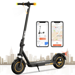 RCB 500W Electric Scooter, 19MPH Speed, 22 Miles Range, 10'' Tires, Folding Design for Adult Commute