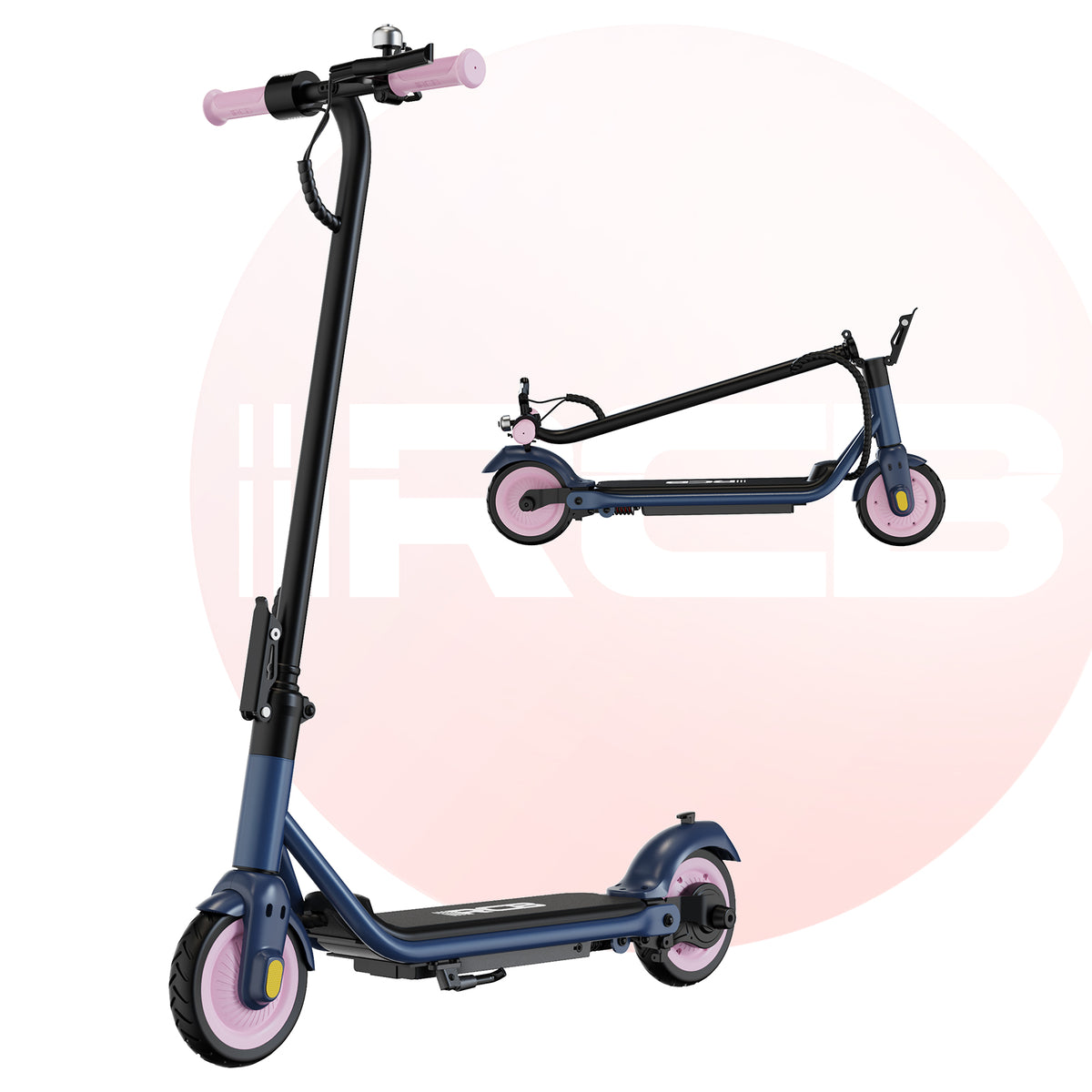 RCB 24V Electric Scooter for Kids Ages 3-6,BLACK